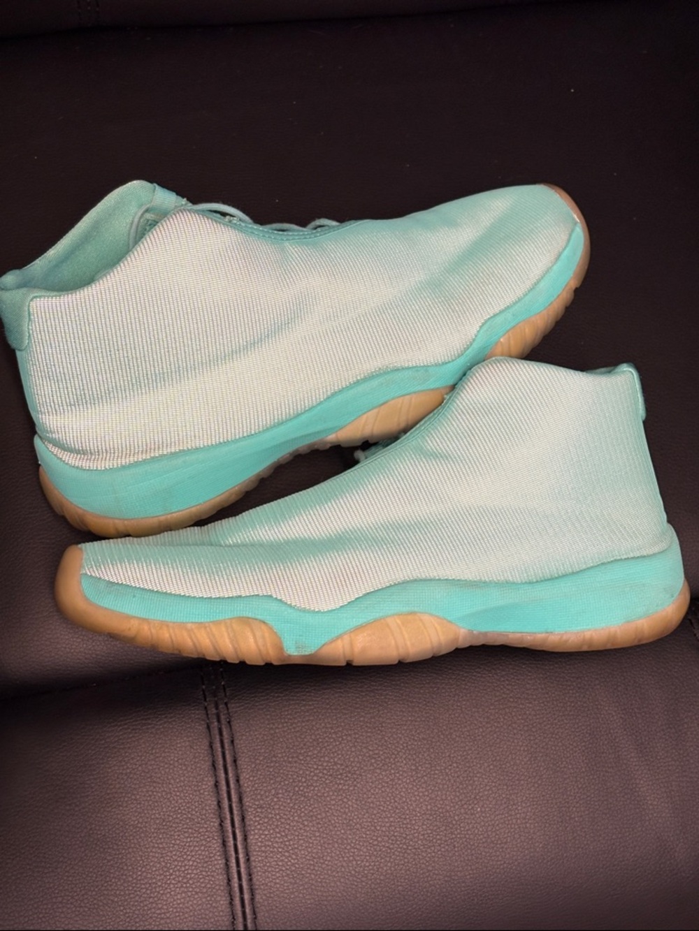 Jordan Future hyper Jade reflective men’s size 9.5!